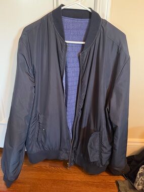 Sovereign Code Men's Bomber Jacket in Navy